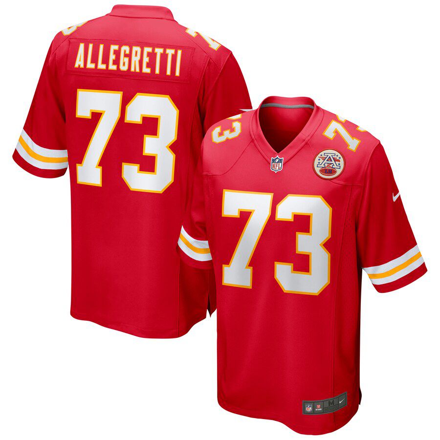 Men Kansas City Chiefs 73 Nick Allegretti Nike Red Game NFL Jersey